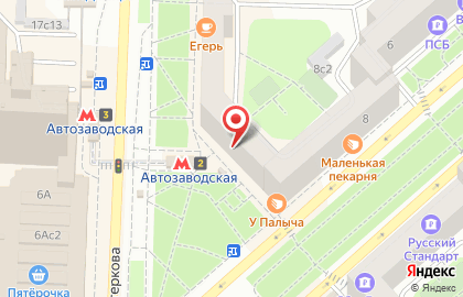Ресторан в Москве на карте