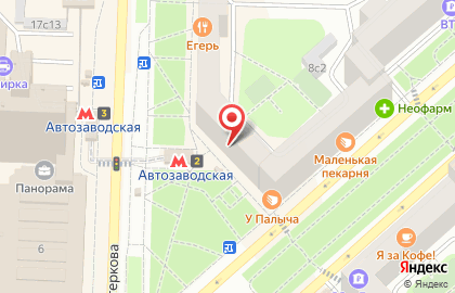 Ресторан в Москве на карте