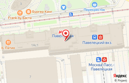 Ресторан быстрого питания KFC на Павелецком вокзале на карте
