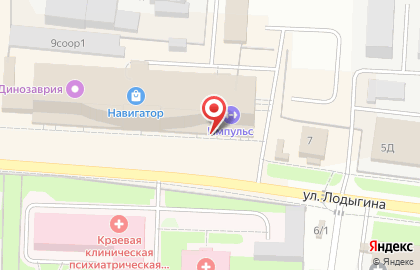 Банкомат Авангард на улице Лодыгина на карте