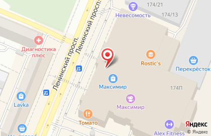 Салон сотовой связи Евросеть на Ленинском проспекте, 174п на карте