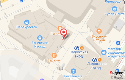 Зоомагазин Бетховен в Санкт-Петербурге на карте