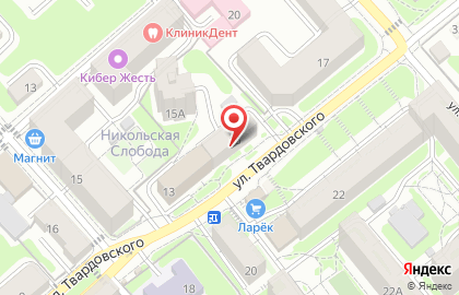 АПТЕКА для ВАС на улице Твардовского на карте