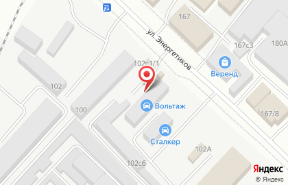 ООО СтройТранс на улице Энергетиков на карте