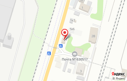 Продуктовый магазин в Новосибирске на карте