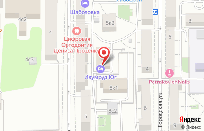 Гостиница Изумруд Юг в Даниловском районе на карте
