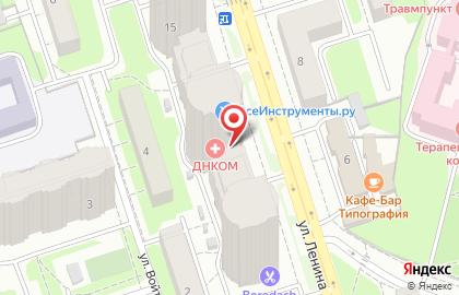 Медицинская лаборатория NovaScreen на улице Ленина в Реутове на карте