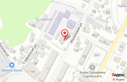 Адлерский чай на карте