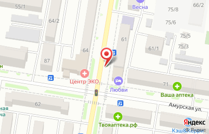 Киоск по продаже печатной продукции Новая Пресса на улице Чайковского на карте