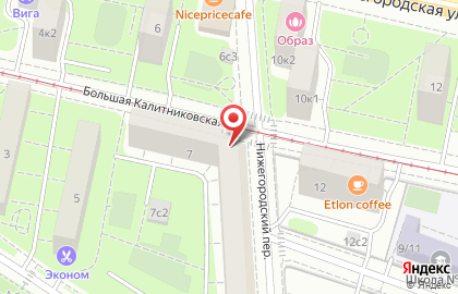 Московский Индустриальный Банк ОАО Отделение Таганское на карте