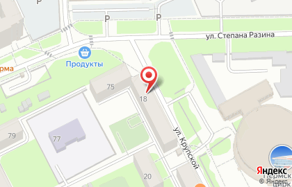 Аптека Планета Здоровья на улице Крупской, 18 на карте