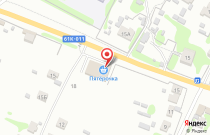 Универсам Пятёрочка в Рязани на карте