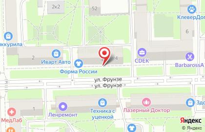 Атлант, Московский район на карте