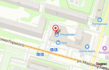 SPAR на улице М.Горького на карте