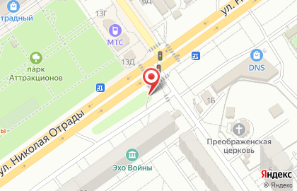 Билборды (6х3 м) от РГ Дрим в Тракторозаводском районе на карте