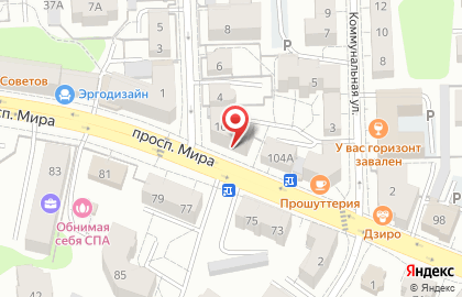 Продуктовый магазин в Калининграде на карте