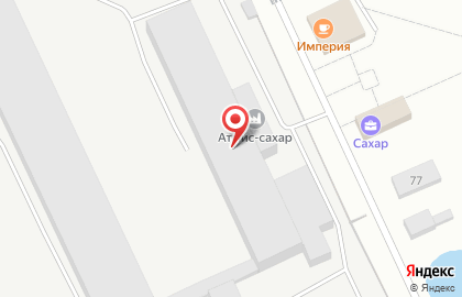 Завод Атмис-Сахар на карте
