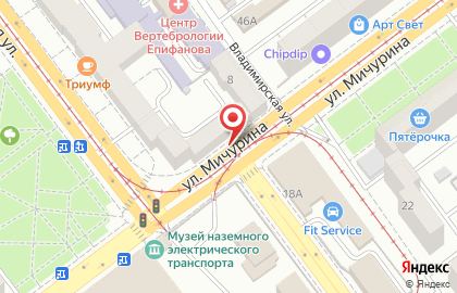 Сервисный центр Девайс в Октябрьском районе на карте