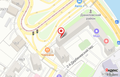 Супермаркет Микромаркет на Дербеневской улице на карте