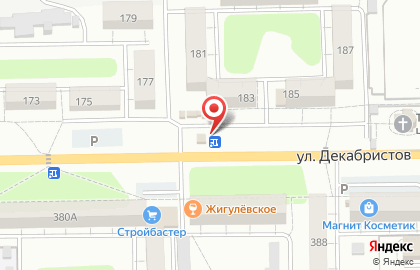 Магазин овощей и фруктов на улице Декабристов на карте