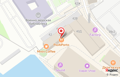 Бьюти-коворкинг Smart Space в Василеостровском районе на карте
