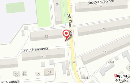 Магазин овощей и фруктов на Калинина на карте