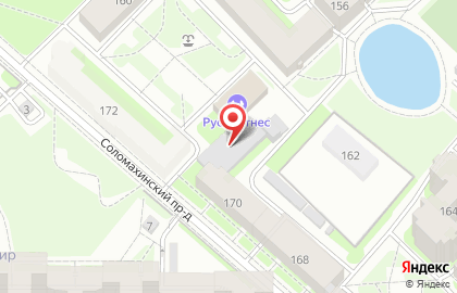 Школа плавания АкваСтар Юниор на проспекте Ветеранов на карте