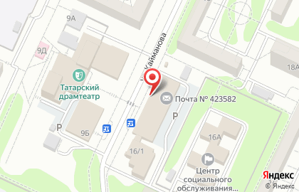 Банкомат СберБанк в Нижнекамске на карте