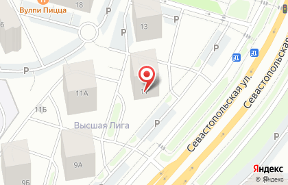 Фирменный магазин напольных покрытий Quick Step на Севастопольской улице на карте