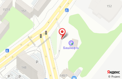 АЗС, ОАО Башкирнефтепродукт в Октябрьском районе на карте