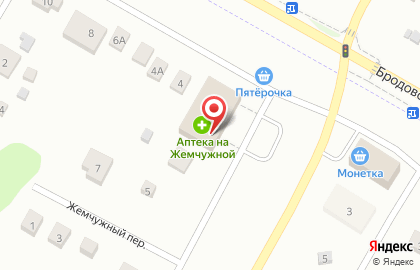 Салон разливного пива ЖигулевЪ на Жемчужной улице на карте
