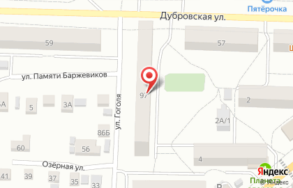 Мясной магазин Мясное подворье на улице Гоголя на карте