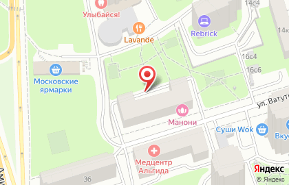 ООО Теремок на улице Ватутина на карте