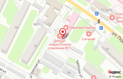 Домашний Доктор на улице Постышева на карте