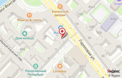 Генеральное консульство Израиль в г. Санкт-Петербурге на карте