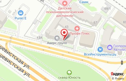 Банкомат ТКБ на Большевистской улице на карте