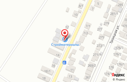 Магазин строительных материалов и сантехник на Средней улице на карте