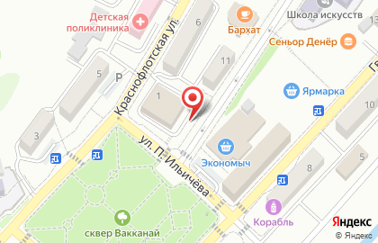 Продовольственный магазин, ИП Агиева Е.С. на карте