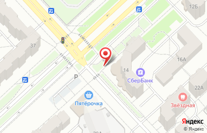 Киоск по продаже фруктов и овощей в Кемерово на карте