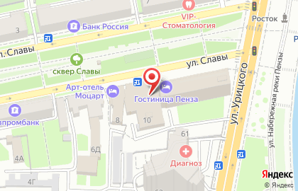 Торговая компания Красивый бизнес в Ленинском районе на карте