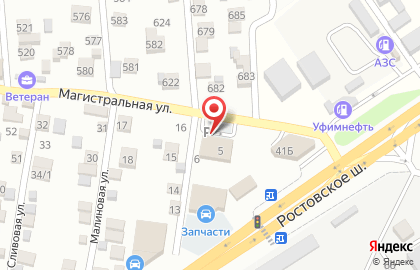 Супермаркет Магнит на Смородиновой на карте