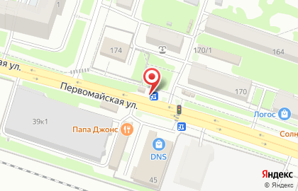 Цветочный салон в Новосибирске на карте
