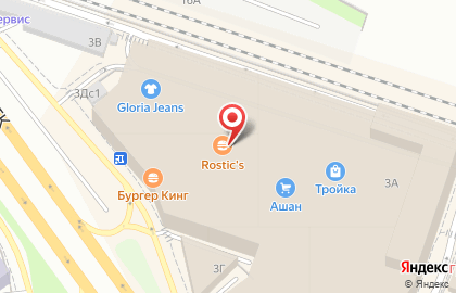 Ресторан быстрого питания KFC в Красносельском районе на карте