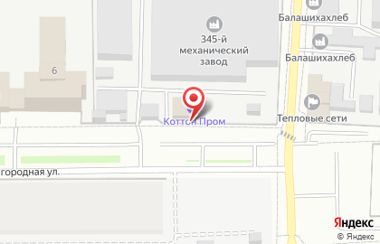 Торгово-производственная компания МИРтекс в Балашихе на карте