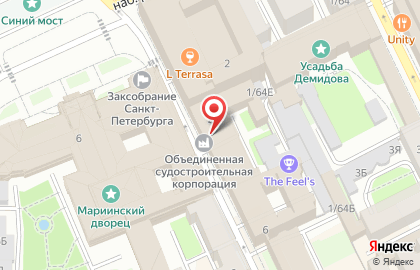 Контрольно-счётная Палата спб на карте