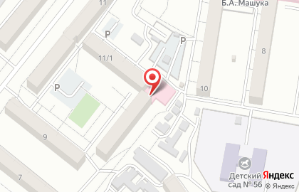 Городская поликлиника №1 в Благовещенске на карте