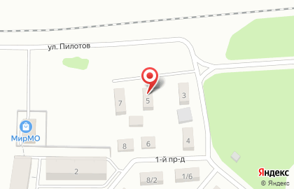 Компания НиКа на улице Пилотов на карте