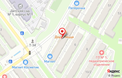 Салон цветов Акация на бульваре Ивана Финютина на карте