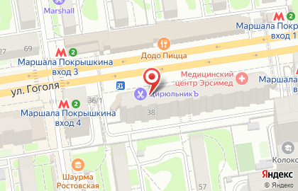 Торгово-производственная компания АДИС Мебель на улице Гоголя на карте