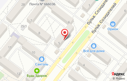 Магазин детских товаров, ИП Прохорова Ю.С. на улице 4-го микрорайона на карте